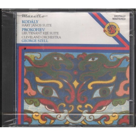 Prokofiev, Kodály, Szell CD Lt. Kije Suite, Hary Janos Suite CBS – MYK44831 Sigillato