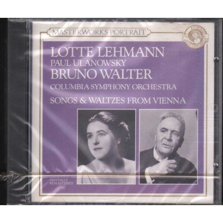 Lehman, Walter CD Songs And Waltzes From Vienna Cbs - MPK 47682 Sigillato