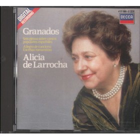 Granados, De Larrocha CD Seis Piezas Sobre Cantos Populares Espanoles Decca – 4102882 Nuovo
