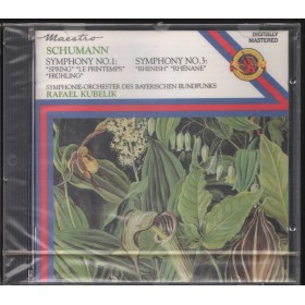 Schumann, Kubelik CD Symphony 1, 3 Spring - Rhenish CBS – MYK42603 Sigillato