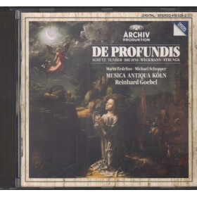 Schutz, Bruhns, Goebel CD De Profundis Archiv Produktion – 4155262 Nuovo