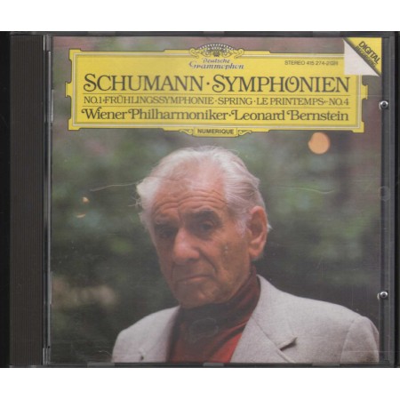 Schumann, Bernstein CD Symphonies 1 E 4 Deutsche Grammophon – 4152742 Nuovo