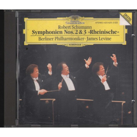 Schumann, Levine CD Symphonien 2 E 3, Rheinische Deutsche – 4236252 Nuovo