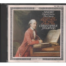Mozart, Piguet, Hogwood CD Clarinet Concerto / Oboe Concerto – 4143392 Nuovo