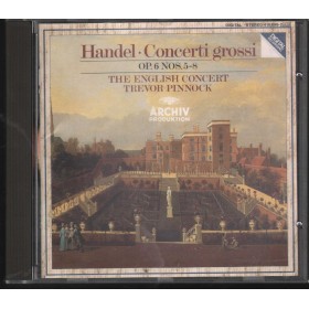 Handel, Pinnock CD Concerti Grossi Op. 6 Nos. 5-8 Archiv – 4108982 Nuovo