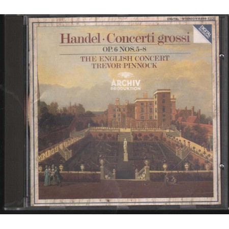 Handel, Pinnock CD Concerti Grossi Op. 6 Nos. 5-8 Archiv – 4108982 Nuovo