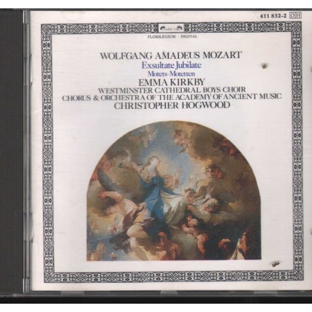 Mozart, Kirkby, Hogwood CD Exsultate Jubilate, Motets, Motetten L'Oiseau-Lyre – 4118322 Nuovo