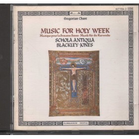 Schola Antiqua -Jones CD Gregorian Chant: Music For Holy Week 4173242 Nuovo