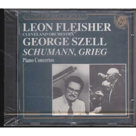 Schumann, Grieg, Fleisher, Szell CD Piano Concertos CBS – MPK44849 Sigillato