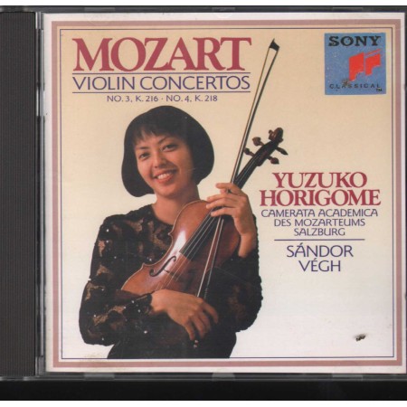 Mozart, Horigome, Végh CD Violin Concertos Sony Classical – SK48031 Nuovo