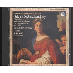 Handel, Lott, Pinnock CD Ode For St. Cecilia's Day Archiv Produktion – 4192202 Nuovo