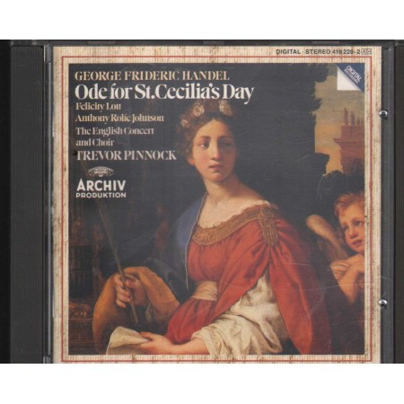 Handel, Lott, Pinnock CD Ode For St. Cecilia's Day Archiv Produktion – 4192202 Nuovo