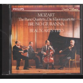 Mozart, Giuranna, Beaux Arts CD Piano Quartets, Klavierquartette 4103912 Nuovo