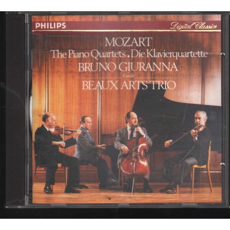 Mozart, Giuranna, Beaux Arts CD Piano Quartets, Klavierquartette 4103912 Nuovo