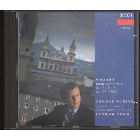 Mozart, Schiff, Végh CD Piano Concertos No. 24, K491, No. 25, K503 Nuovo