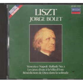 Liszt, Bolet CD Piano Works Vol.6: Venezia E Napoli, Ballade No.2 Decca – 4118032 Nuovo
