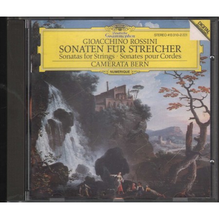 Rossini, Bern CD Sonaten Fur Streicher, For Strings, Pour Cordes Deutsche – 4133102 Nuovo