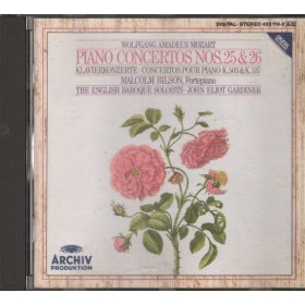Mozart,  Bilson, Gardiner CD Piano Concertos Nos. 25, 26 Archiv – 4231192 Nuovo