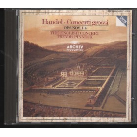 Handel, Pinnock CD Concerti Grossi - Op. 6 Nos. 1-4 Archiv – 4108972 Nuovo