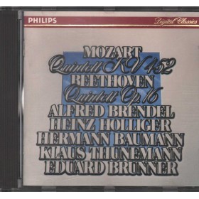 Brendel, Holliger, Brunner CD Quintett KV 452 / Quintett Op. 16 – 4201822 Nuovo