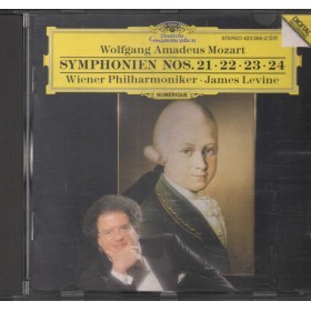 Mozart, Levine CD Symphonien Nos. 21, 22, 23, 24 Deutsche – 4233652 Nuovo