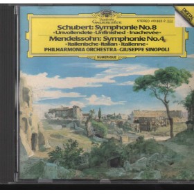 Mendelssohn, Schubert, Sinopoli CD Symphony 4 Deutsche – 4108622 Nuovo