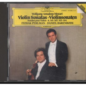 Mozart, Perlman, Barenboim CD Violin Sonatas Deutsche – 4108962 Nuovo