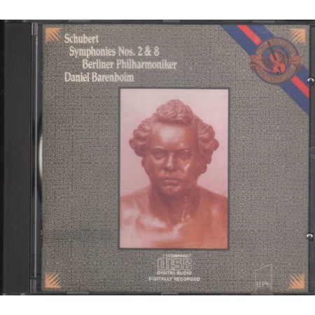 Schubert - Barenboim CD Symphonies Nos. 2, 8 CBS – MK39676 Sigillato
