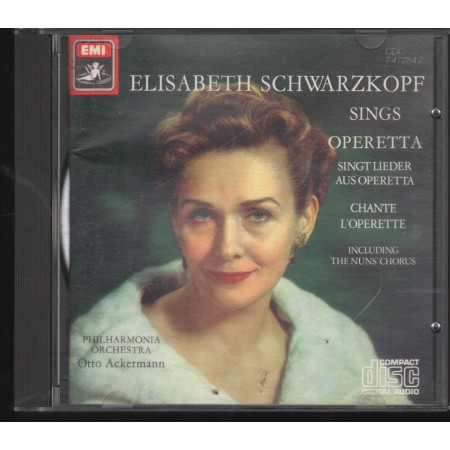 Philharmonia Orchestra, Ackermann CD Schwarzkopf Sings Operetta CDC7472842 Nuovo