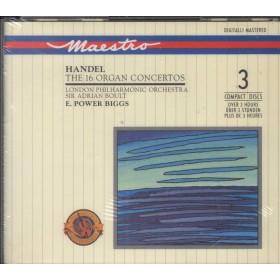 Handel, Boult, Biggs CD The 16 Organ Concertos CBS – M3YK45825 Sigillato