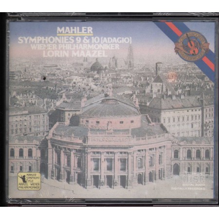 Mahler - Wiener Philharmoniker, Maazel CD Symphony No. 9, 10, Adagio CBS – M2K39721 Sigillato