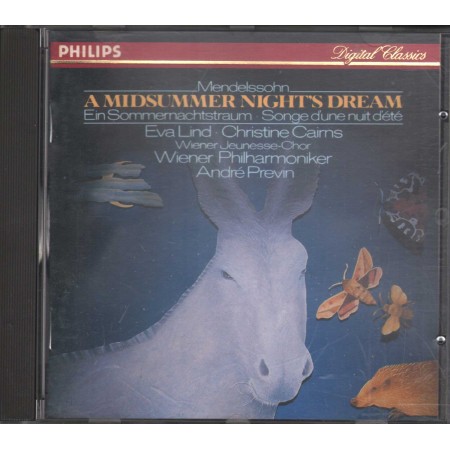 Mendelssohn, Lind, Cairns, Previn CD A Midsummer Night's Dream – 4201612 Nuovo