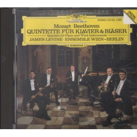 Mozart, Beethoven, Levine CD Klavier Und Blaser - Quintets For Piano Deutsche – 4197852 Nuovo