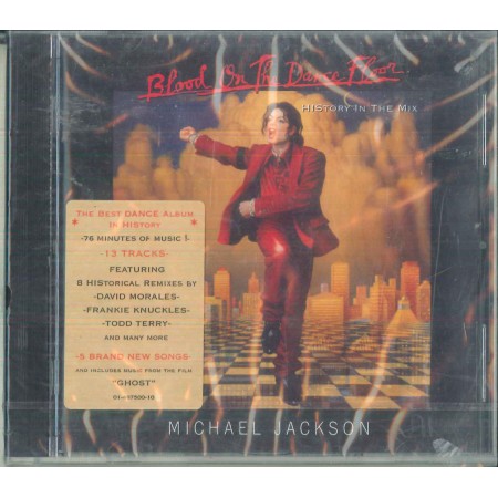 M Jackson CD Blood On The Dance Floor History In The Mix Epic 487500 2 Sigillato