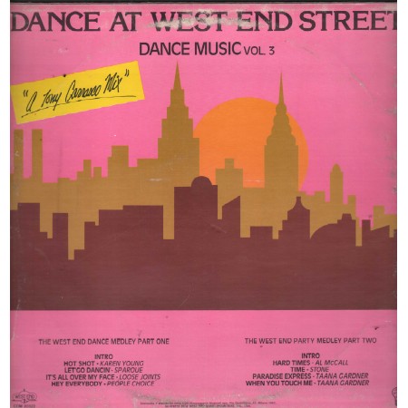 Various Lp Vinile Dance At West End Street - Dance Music Vol. 3 Derby – COM20322 Nuovo