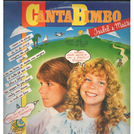 Isabel E Matteo Lp Vinile Cantabimbo Ariston Music – TAM5000 Nuovo