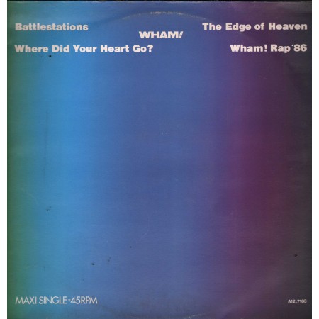 Wham 12" Vinile Single The Edge Of Heaven Epic – A127183 Nuovo