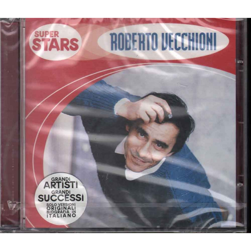 Roberto Vecchioni CD Super Stars Nuovo Sigillato 0731454292627 Roberto Vecchioni CD Super Stars Nuovo Sigillato 0731454292627