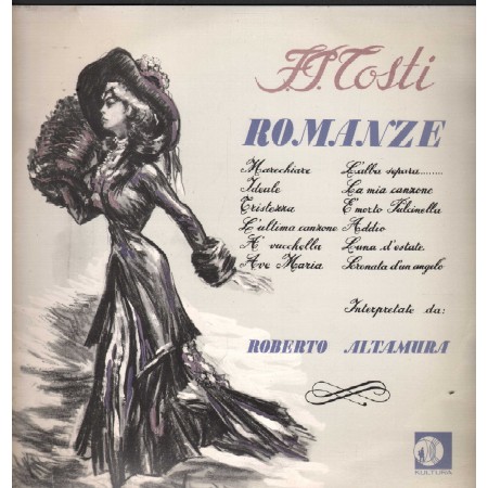Roberto Altamura Lp Vinile Le Romanze di Tosti Kultura – 3001 Nuovo