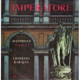 Beethoven, Gieseking, Karajan Lp Vinile Concerto N. 5 L'Imperatore Columbia – 33QCX135 Nuovo