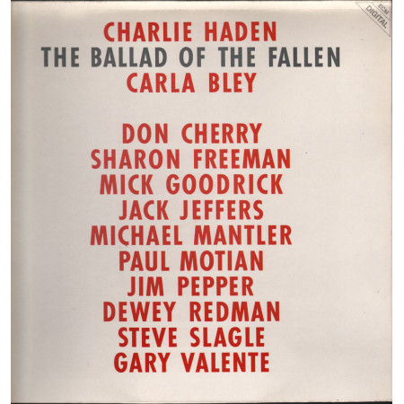 Charlie Haden / Carla Bley Lp 33giri The ballad Of the fallen Nuovo ECM1248