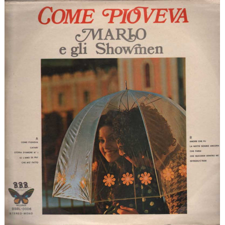 Mario e gli Showmen Lp 33giri Come Pioveva Nuovo