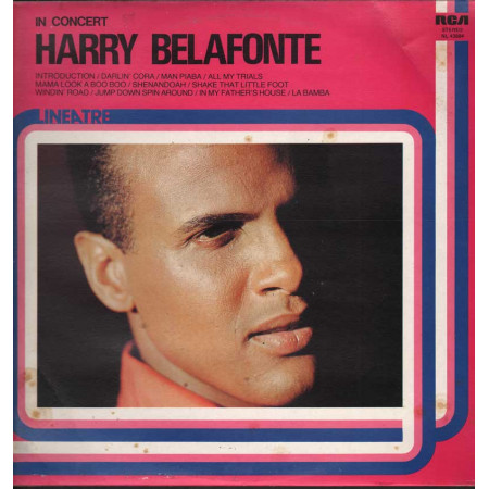 Harry Belafonte Lp Vinile In Concert / RCA ‎NL 43884 Serie Linea Tre Nuovo