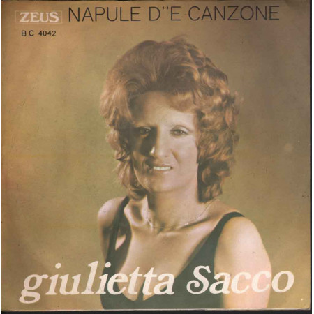 Giulietta Sacco  45giri 7" Napule D''E Canzone / Mario E Lucia Nuovo BC4042