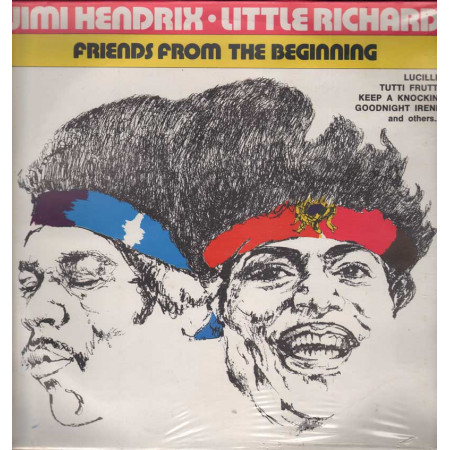 Jimi Hendrix / Little Richard Lp 33giri Friends From The Begin Nuovo Sigillato