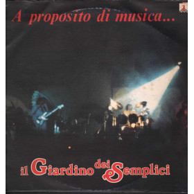 Il Giardino Dei Semplici Lp Vinile A Proposito Di Musica / Scacco Matto Nuovo Il Giardino Dei Semplici - A Proposito Di Musica / Scacco Matto