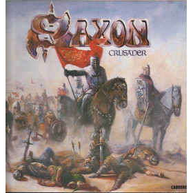 Saxon Lp Vinile Crusader / Carrere CRE 25883 Gatefold Apribile Nuovo Saxon Lp 33giri Crusader Nuovo Sleeve: Gatefold