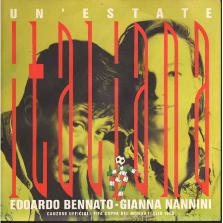 E Bennato & - g Nannini Vinile 45 giri Un'Estate Italiana  Nuovo 5012980553174