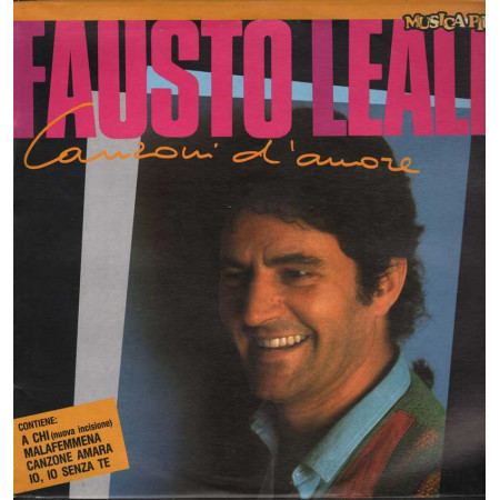 Fausto Leali  Lp 33giri Canzoni D'Amore Nuovo 021127