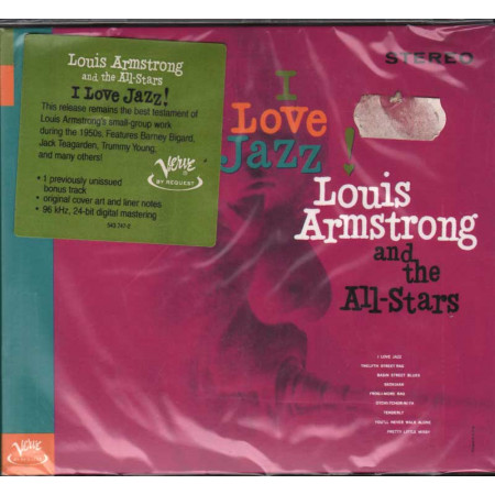 Louis Armstrong And The All-Stars CD I Love Jazz / Verve 543 747-2 Sigillato
